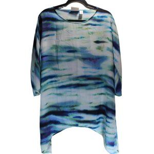 Chico’s Sandie Soothing Dreams Watercolor Top size 0 or Small